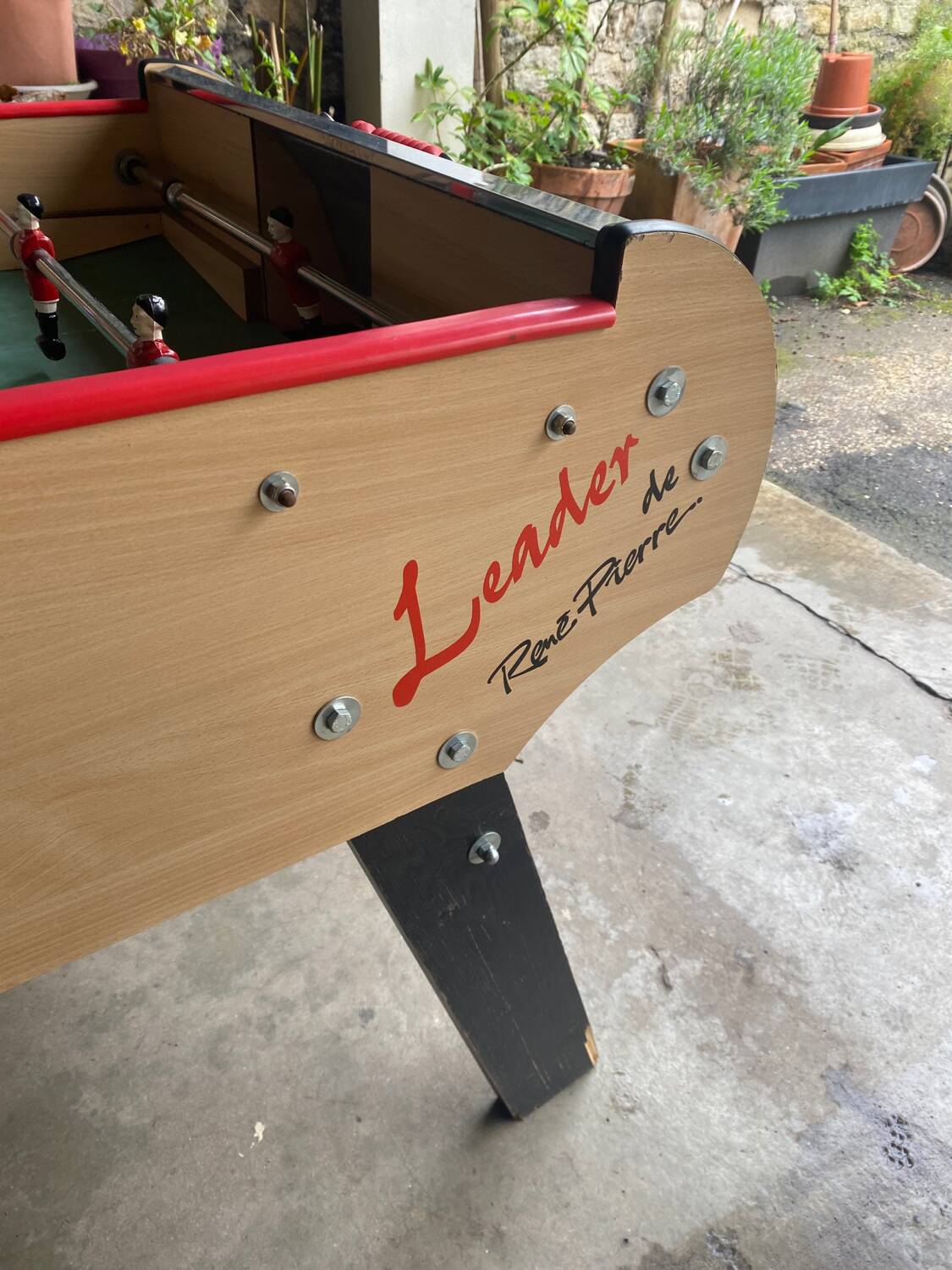 Table football Leader René Pierre