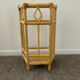 Vintage rattan umbrella holder 70s