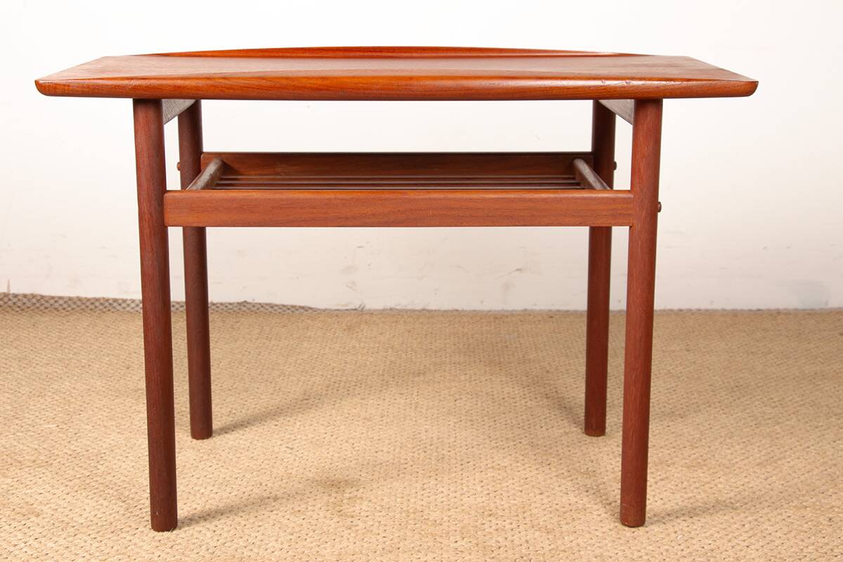 Teak coffee table, 2 levels, model PJ 107 by Grete Jalk/Jeppesen.