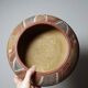 Vintage pre-Columbian style handcrafted ceramic decorative bowl