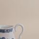 Set of 6 coffee cups and milk jug