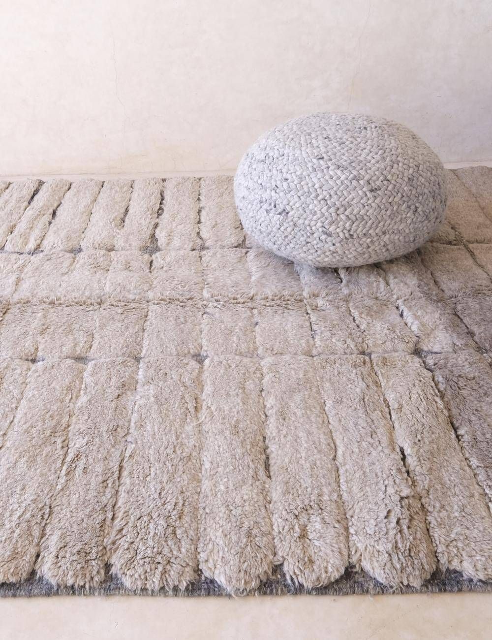 Beige Beni Mrirt Rug - 314 x 215 cm