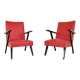 Pair of Vintage armchairs, 1960's Belgium