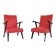 Pair of Vintage armchairs, 1960's Belgium