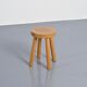Paire de tabourets par René Martin, Méribel, circa 1965