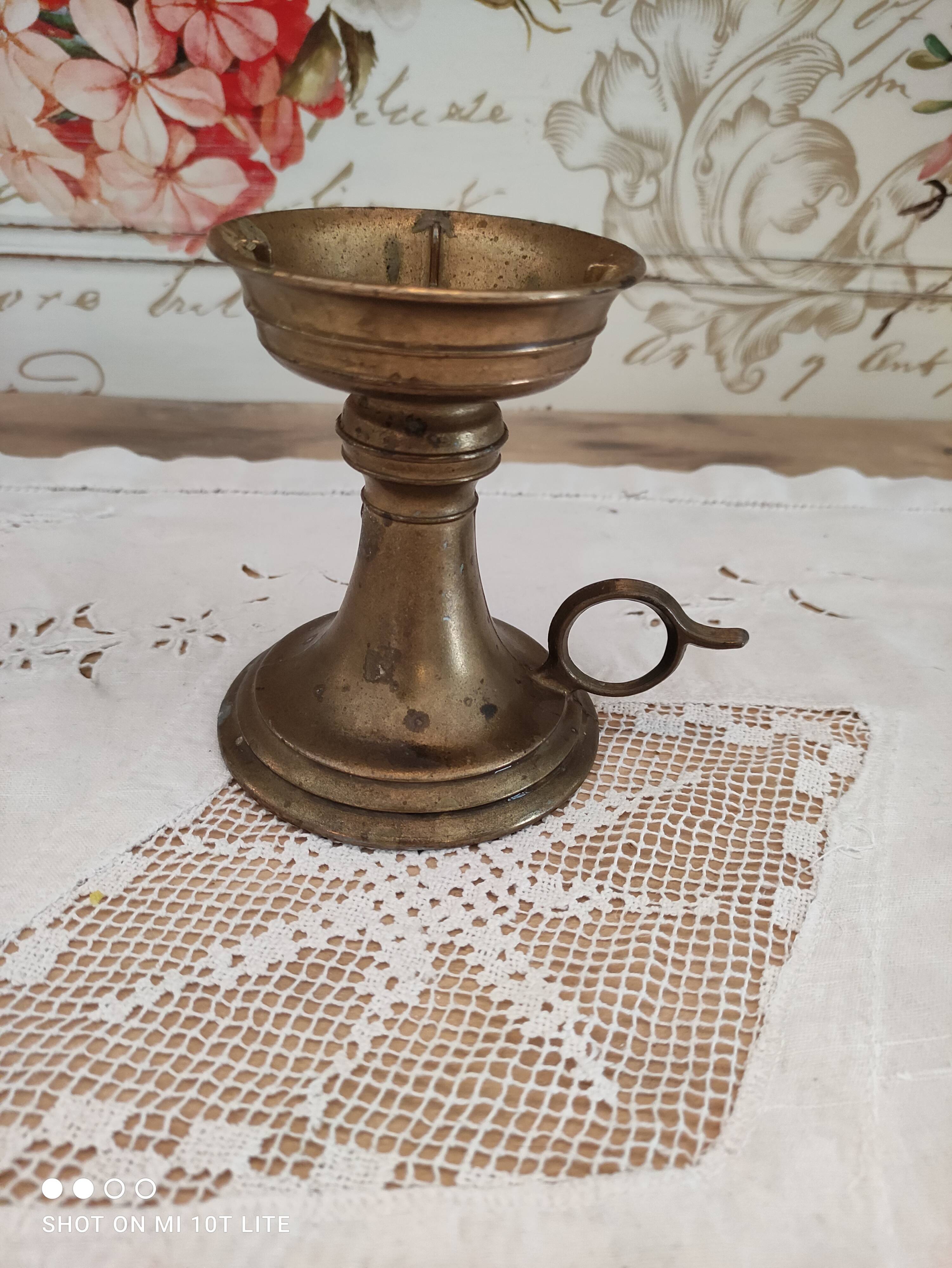 Cellar rat high brass for thick candle