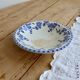 Low compote dish, old Dresden porcelain, blue and white – Fruit bowl