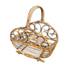 Rattan bottle/bar carrier from the 1960s.