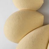 Large felt wall lamp, Denmark circa 1970