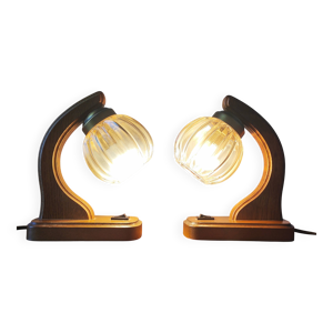 Paire de lampes scandinaves