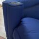 Round Italian design sofa from the 1950s.