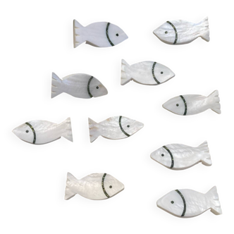 Mother-of-pearl knife holders