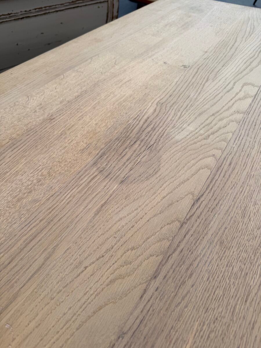 Solid oak farmhouse table
