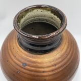 Vase Pierre Dignan 70s Earth Pyritée