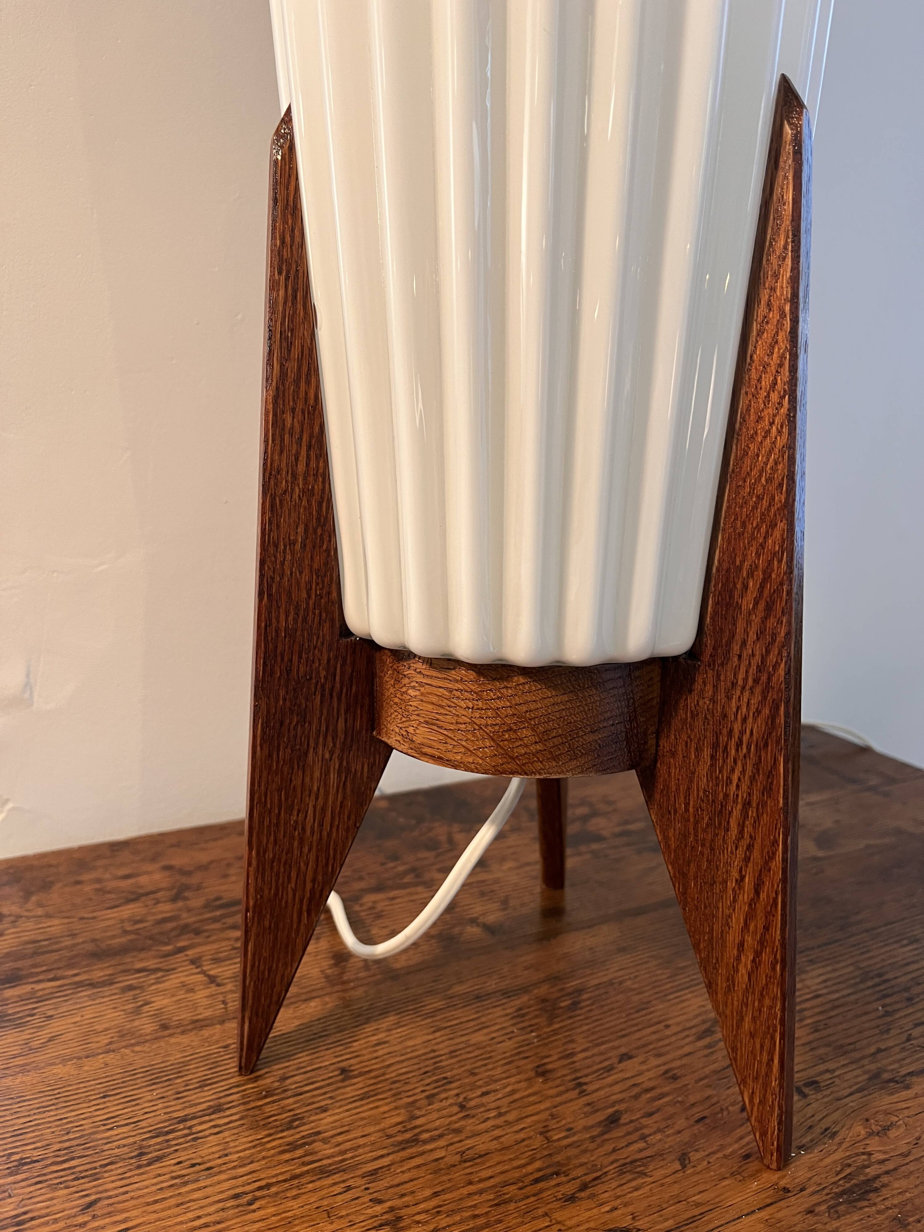 Lampe tripode scandinave design  années 70/80