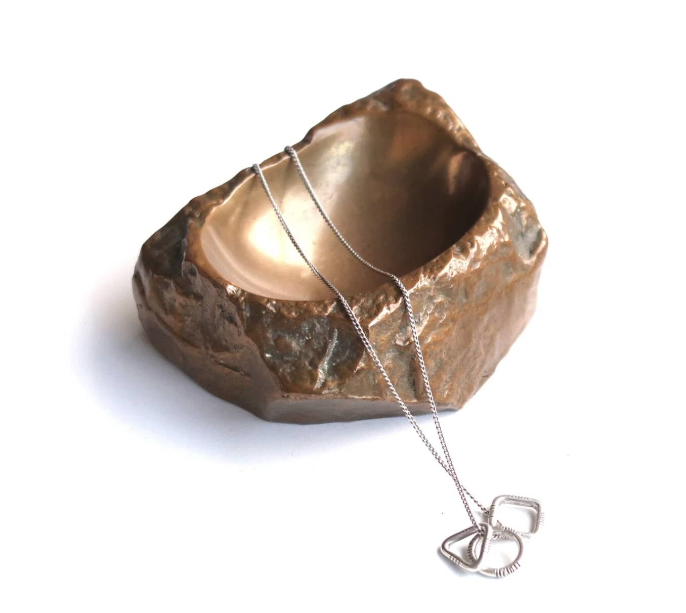 Vide poche en bronze de Monique Gerber, années 70
