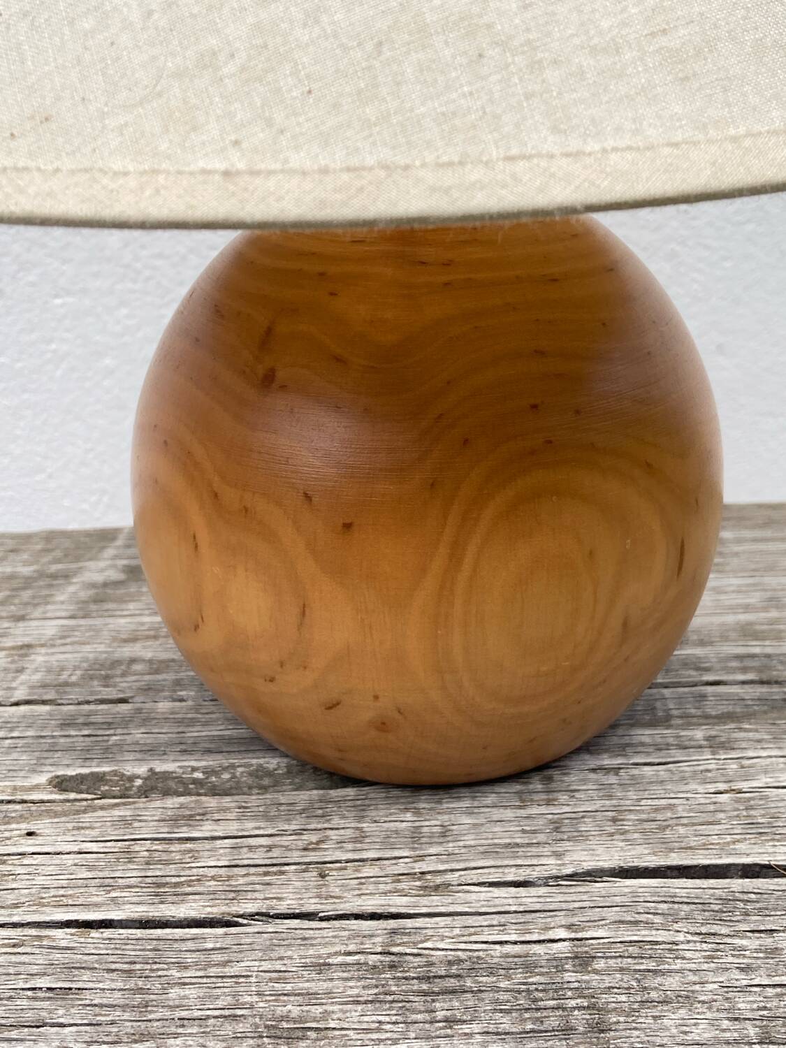 Wooden ball lamp 1990