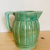 Old green Orchies pitcher