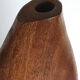 Scandinavian design teak vase 70s