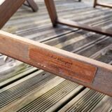 Pair of Roland Vlaemynck bayadere canvas loafers