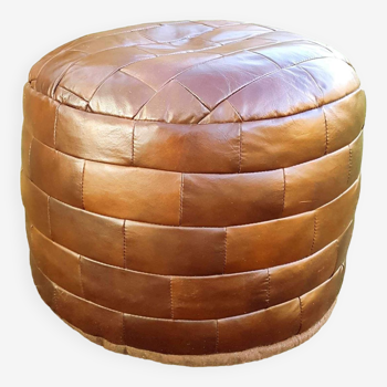 Pouf de grande taille De Sede en cuir