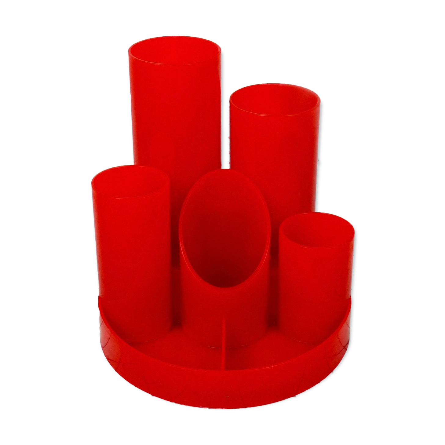 Pencil pot, red Helix office organizer