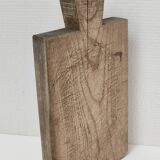 Cutting board solid wood patinated thick early twentieth century