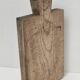 Cutting board solid wood patinated thick early twentieth century