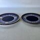 HB Quimper earthenware lunch pair