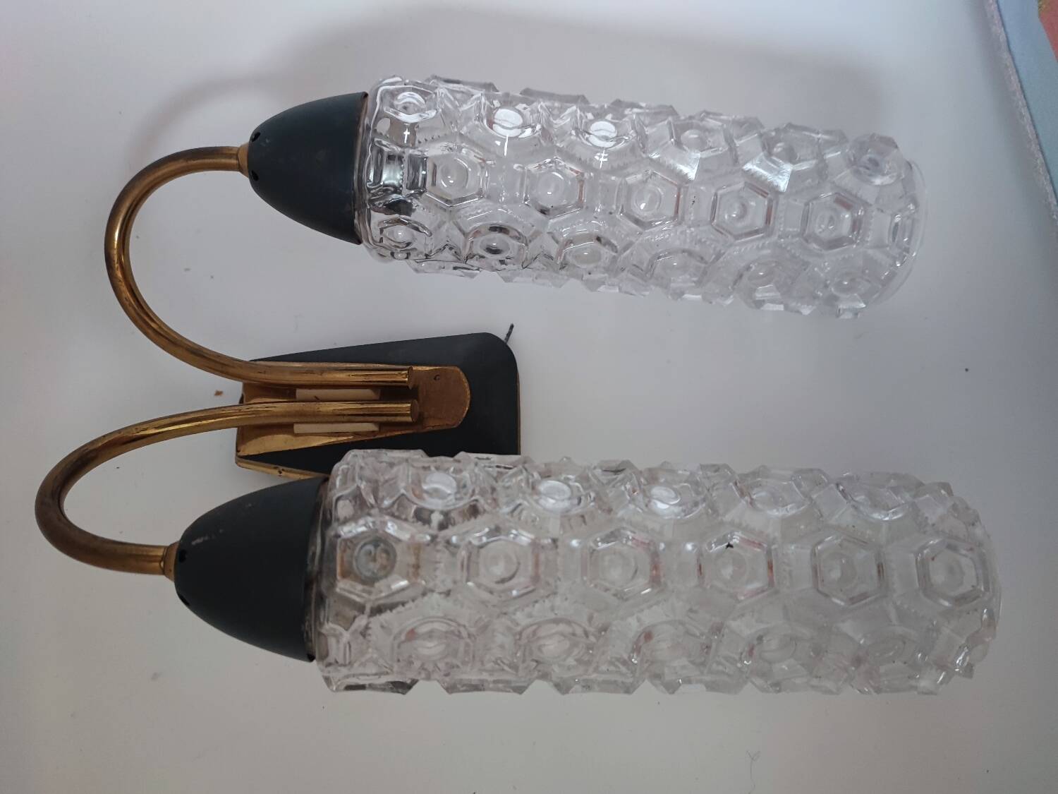 Pair of vintage wall sconces