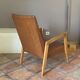Paire de fauteuils scandinave pieds compas 1950/60