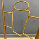 Mid-century Italian brass dining chairs, 1950s