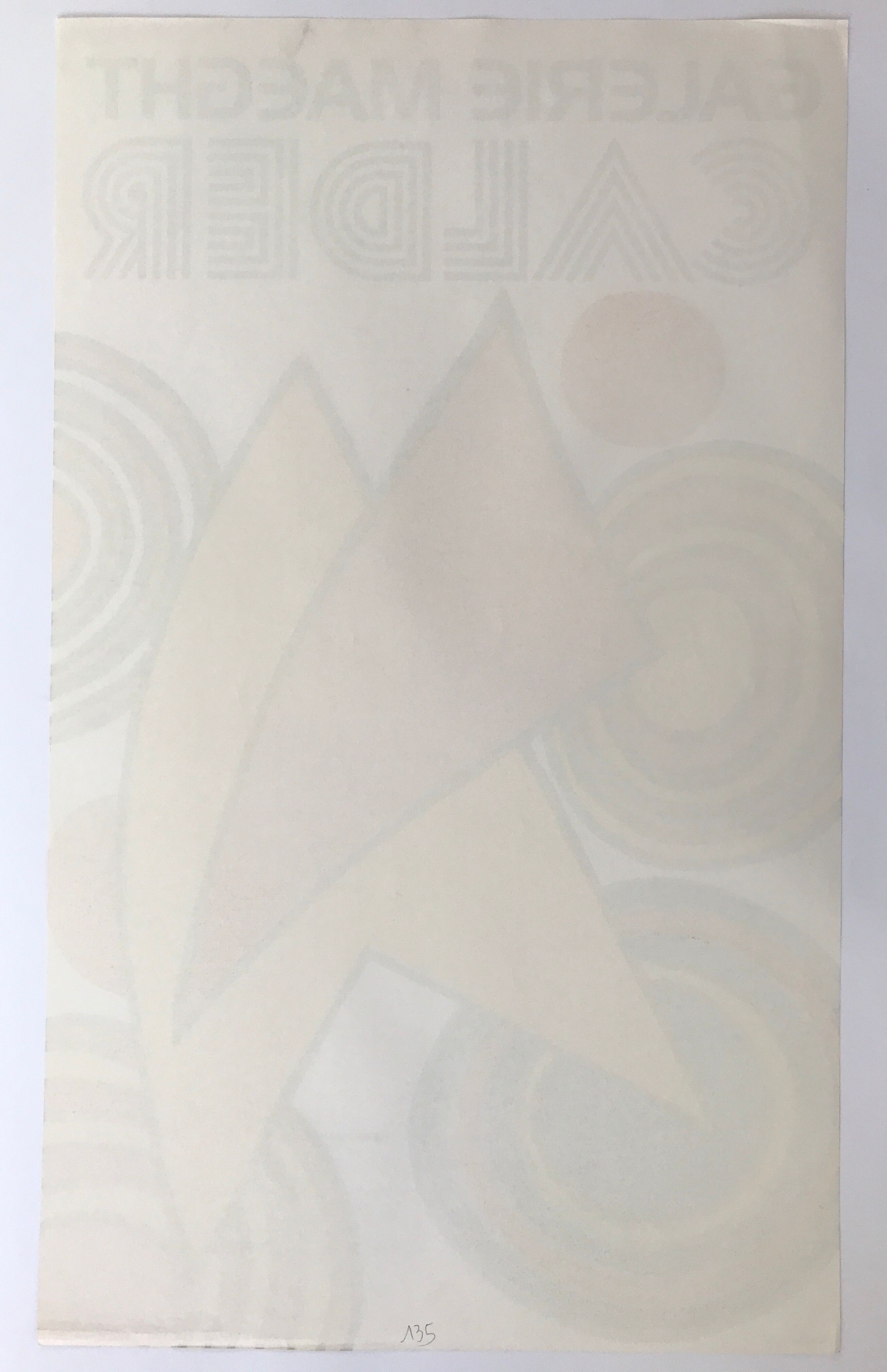 Original lithograph poster by Alexander CALDER, Galerie Maeght, 1973