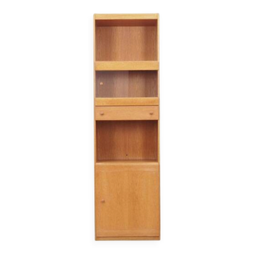 Bibliothèque en frêne, design danois, années 1970, fabricant : Skovby