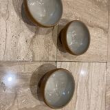 Set of 3 rustic bowls