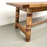 Pine dining table, DLG Georges Robert