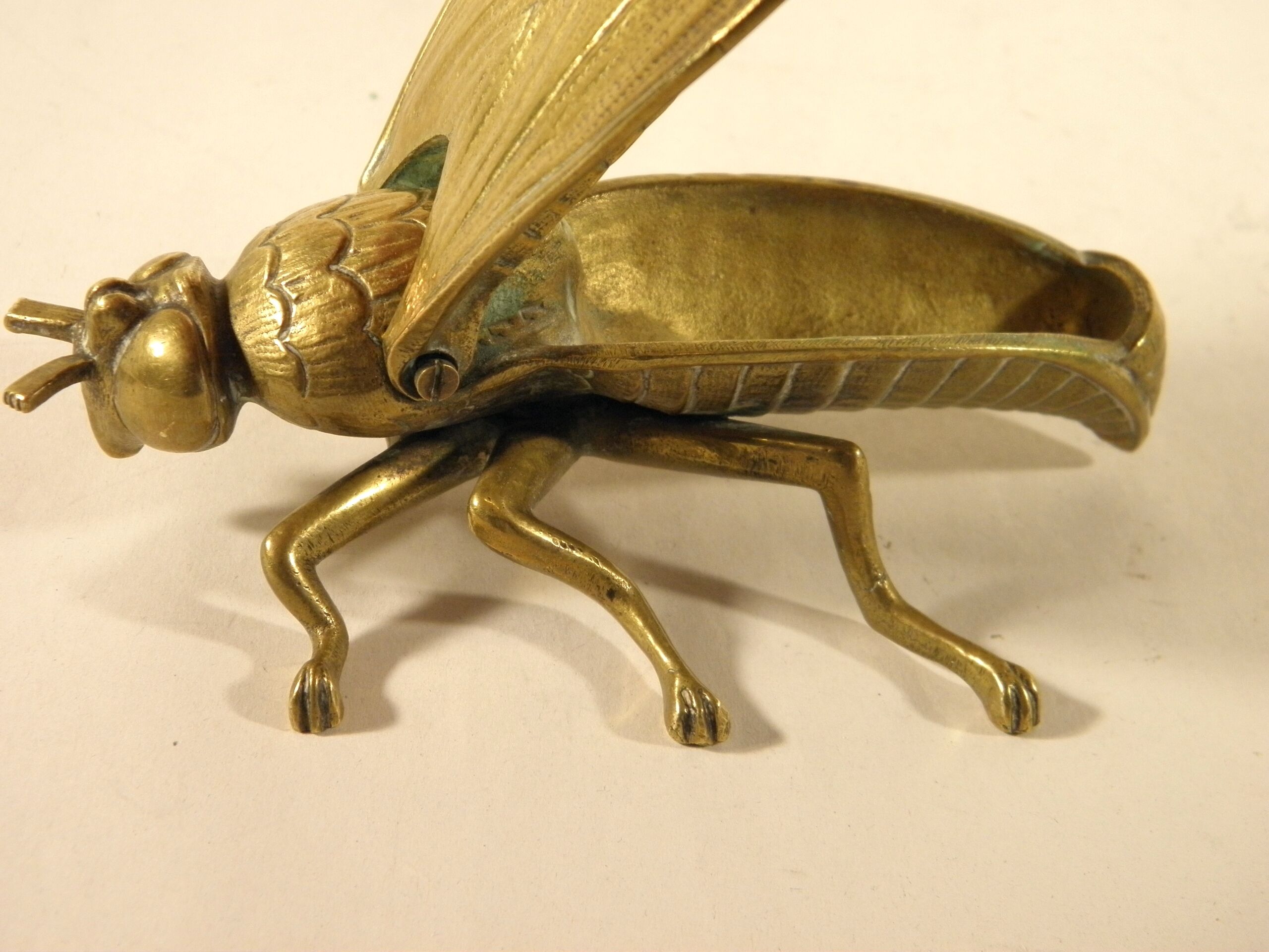 Brass "fly" ashtray