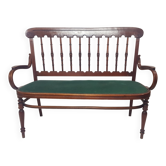 Banquette en bois courbé 1900