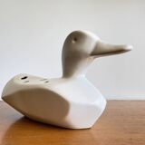 80s ceramic duck flower vase