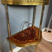 Table console de style français demi-lune vintage