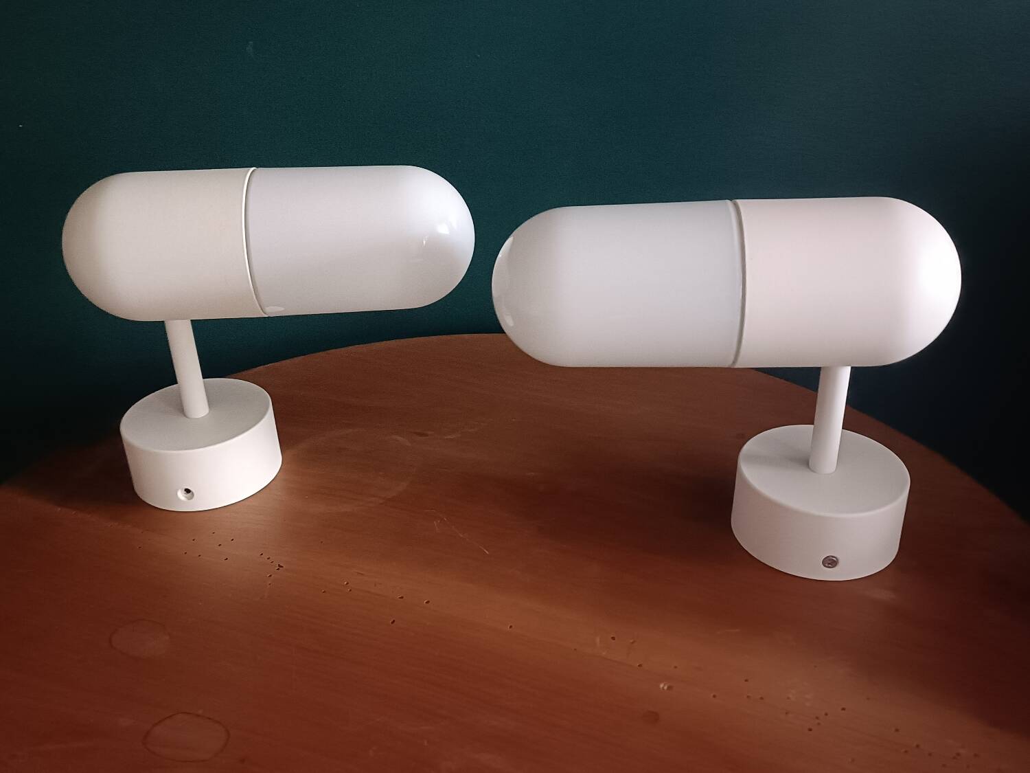 Two vintage Inma Bernúdez wall sconces