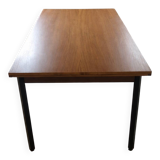 Large vintage extendable wooden dining table – 140 to 224 cm