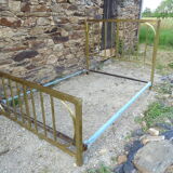 Antique brass bed in 140