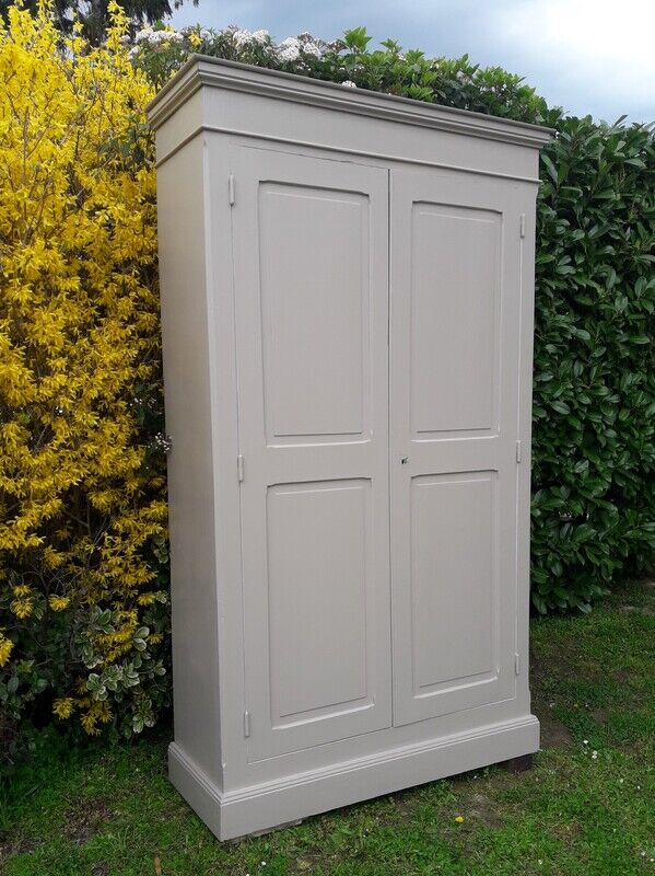 Wardrobe, early XX°, painted, wardrobe