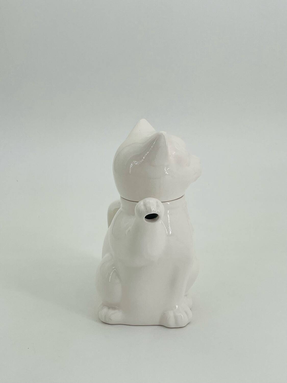 Théière chat en porcelaine année 70