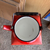 Vintage enameled kettle