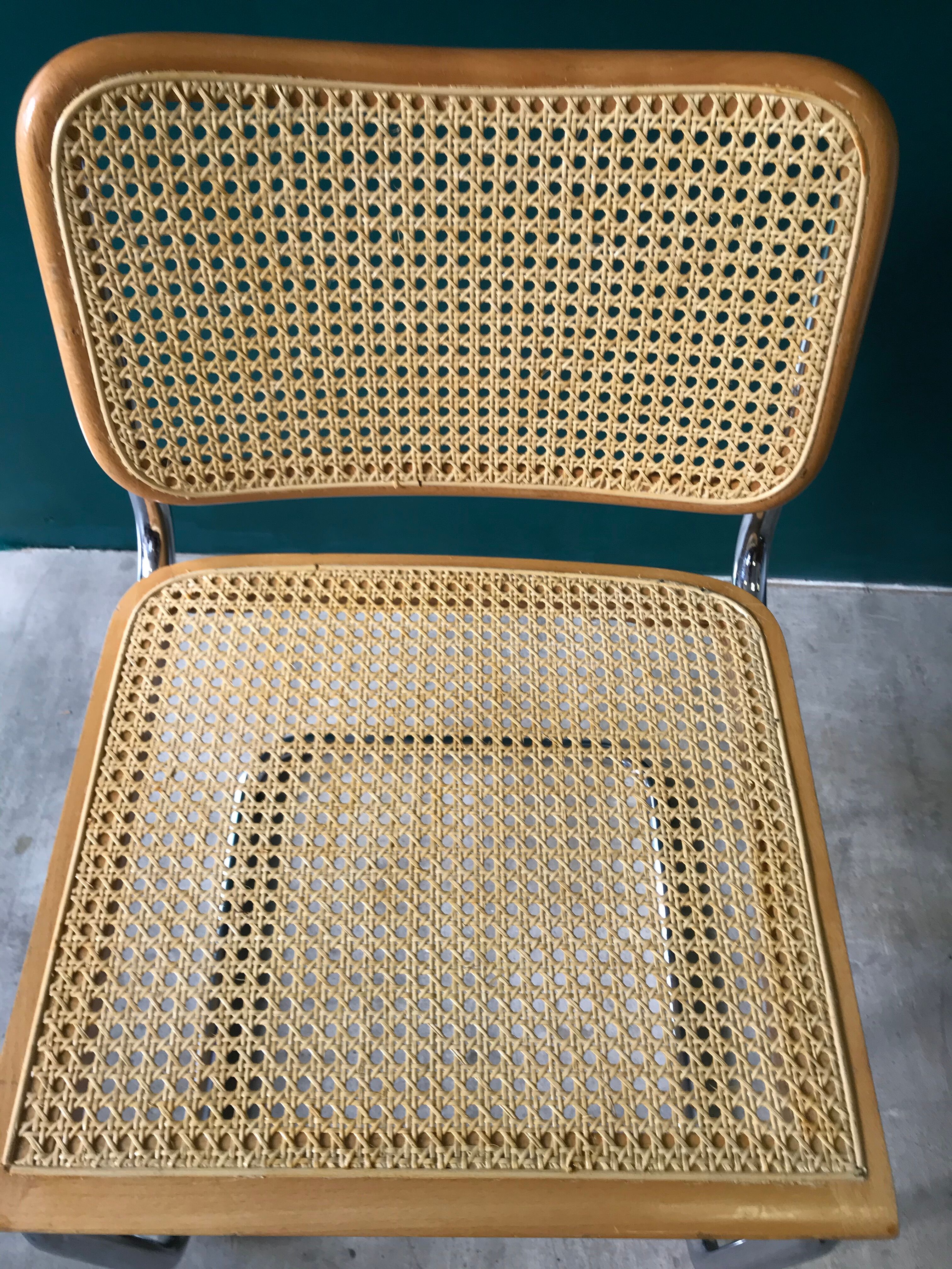 Vintage B32 beech chair