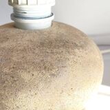 Lampe galet pierre naturelle vintage
