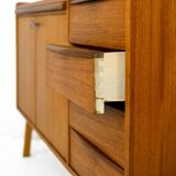 Sideboard bookcase with pull-out desk