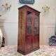 Display cabinet forming a mahogany card index from the restoration period